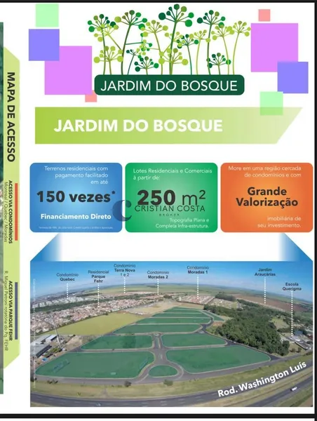 TERRENO DE 265M² NO JARDIM DO BOSQUE EM SÃO CARLOS/SP: 2ª foto da galeria de imagens do imóvel