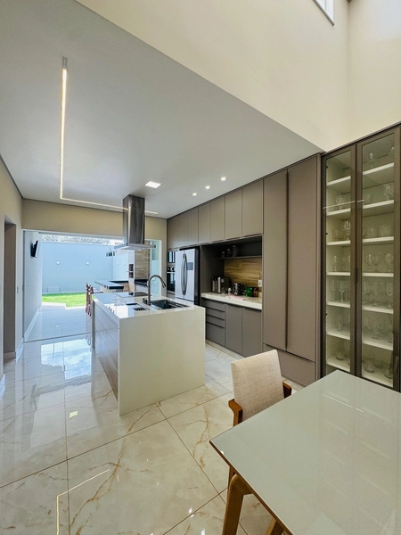 Casa moderna de 3 Dormitórios sendo 1 Suíte no Condomínio Villeneuve em São Carlos/SP.: 6ª foto da galeria de imagens do imóvel