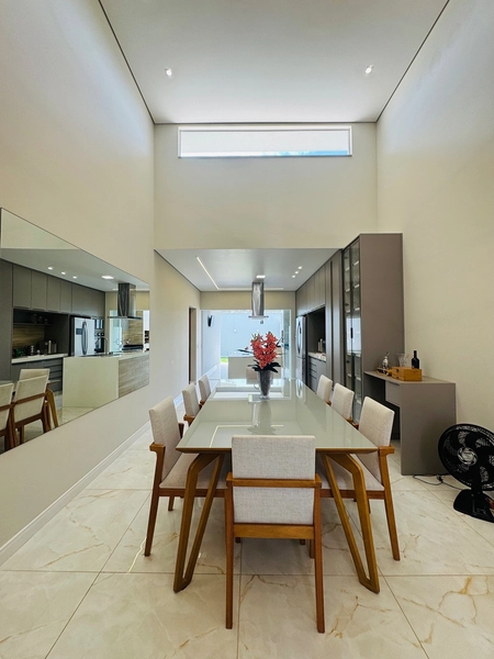 Casa moderna de 3 Dormitórios sendo 1 Suíte no Condomínio Villeneuve em São Carlos/SP.: 4ª foto da galeria de imagens do imóvel