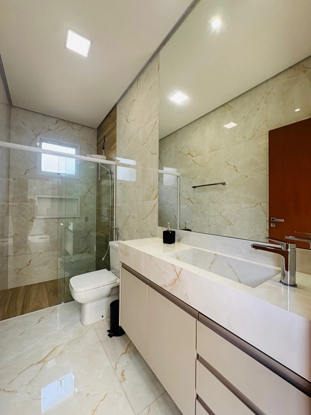 Casa moderna de 3 Dormitórios sendo 1 Suíte no Condomínio Villeneuve em São Carlos/SP.: 16ª foto da galeria de imagens do imóvel