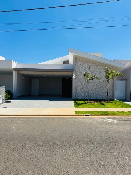 Casa Nova com 3 Suítes e Piscina no Residencial Faber IV no Parque Faber em São Carlos/SP.: 1ª foto da galeria de imagens do imóvel