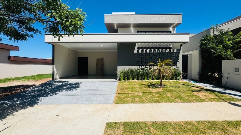 Casa Nova de 3 Suítes e Piscina no Condomínio Residencial Faber III em São Carlos/SP.: 4ª foto da galeria de imagens do imóvel