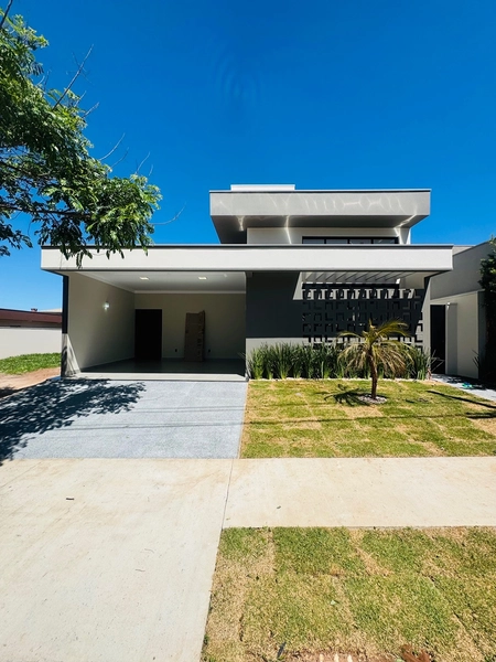 Casa Nova de 3 Suítes e Piscina no Condomínio Residencial Faber III em São Carlos/SP.: 1ª foto da galeria de imagens do imóvel