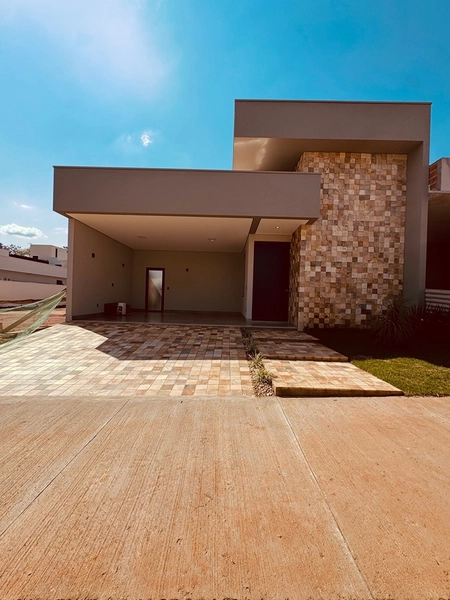 Casa nova de 3 Dormitórios no Condomínio Reserva Aquarela em São Carlos/SP.: 1ª foto da galeria de imagens do imóvel