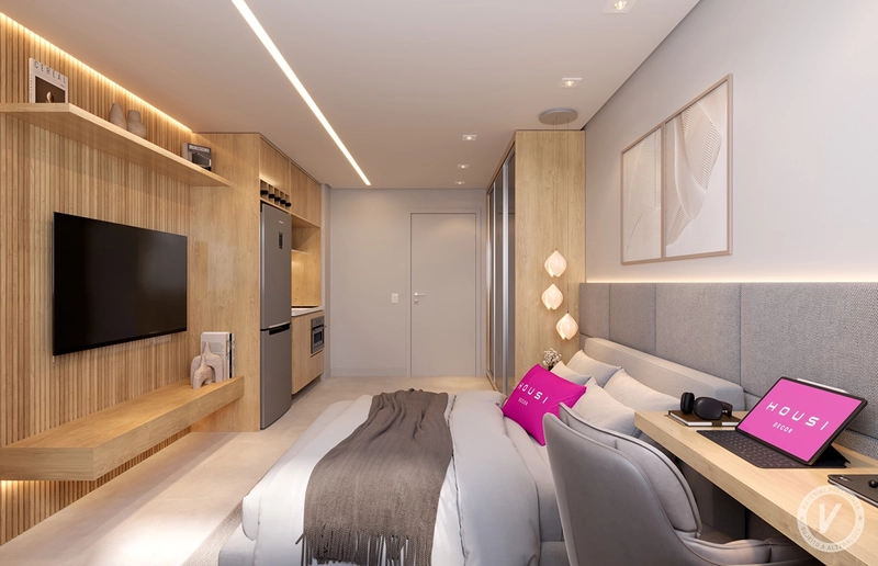 Stúdio da Vitacon em Perdizes em São Paulo/SP.: 21ª foto da galeria de imagens do imóvel