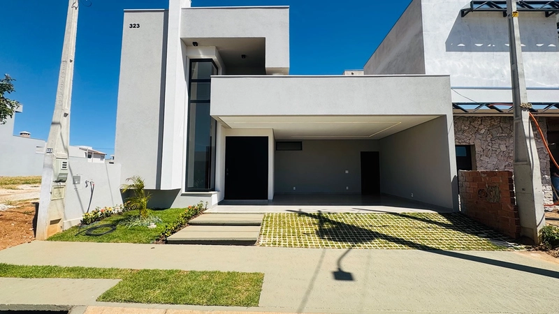 Casa de 3 Dormitórios no Condomínio Villeneuve em São Carlos/SP.: 2ª foto da galeria de imagens do imóvel