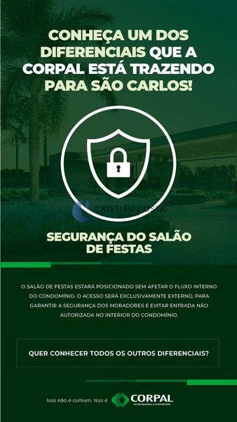 Terreno de 360m² no Essenza Corpal Living Resort em São Carlo/SP.: 19ª foto da galeria de imagens do imóvel