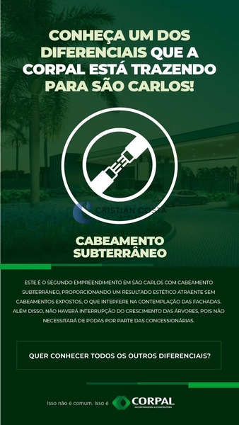 Terreno de 360m² no Essenza Corpal Living Resort em São Carlo/SP.: 14ª foto da galeria de imagens do imóvel