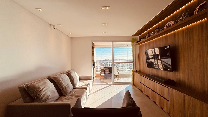 Apartamento luxuoso de 3 Dormitórios no Aurora Gardens Club no Centreville em São Carlos/SP.: 3ª foto da galeria de imagens do imóvel
