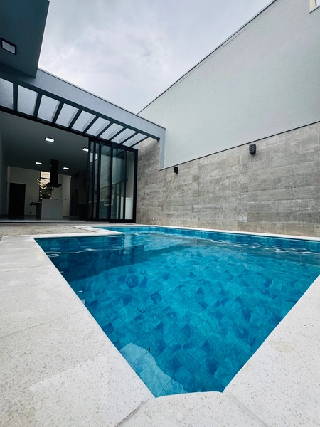 Casa nova de 3 Dormitórios e Piscina no Condomínio Faixa Azul em São Carlos/SP.: 14ª foto da galeria de imagens do imóvel