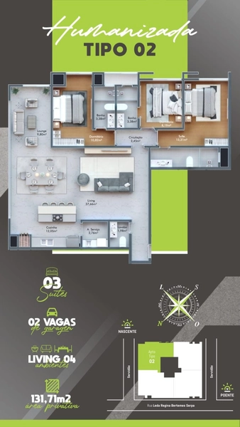 APARTAMENTO EM PORTO BELO: 2ª foto da galeria de imagens do imóvel