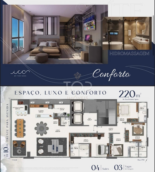 LANÇAMENTO DE PENTHOUSE EM MEIA PRAIA: 4ª foto da galeria de imagens do imóvel