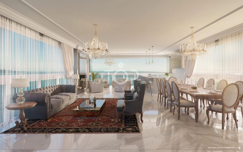 APARTAMENTO DE LUXO EM MEIA PRAIA: 2ª foto da galeria de imagens do imóvel