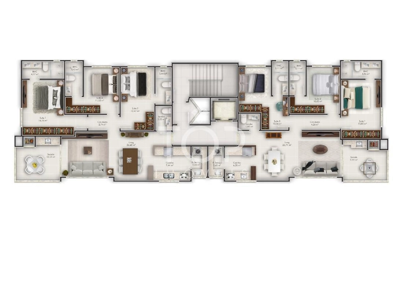 APARTAMENTO COM LAZER NO CORAÇÃO DE MEIA PRAIA!!: 10ª foto da galeria de imagens do imóvel