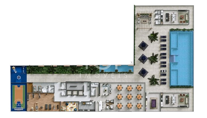 APARTAMENTO DE LUXO EM MEIA PRAIA: 9ª foto da galeria de imagens do imóvel