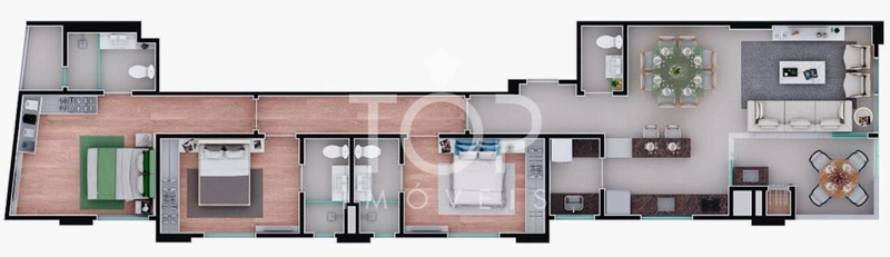 APARTAMENTO FRENTE MAR EM ITAPEMA MEIA PRAIA: 2ª foto da galeria de imagens do imóvel