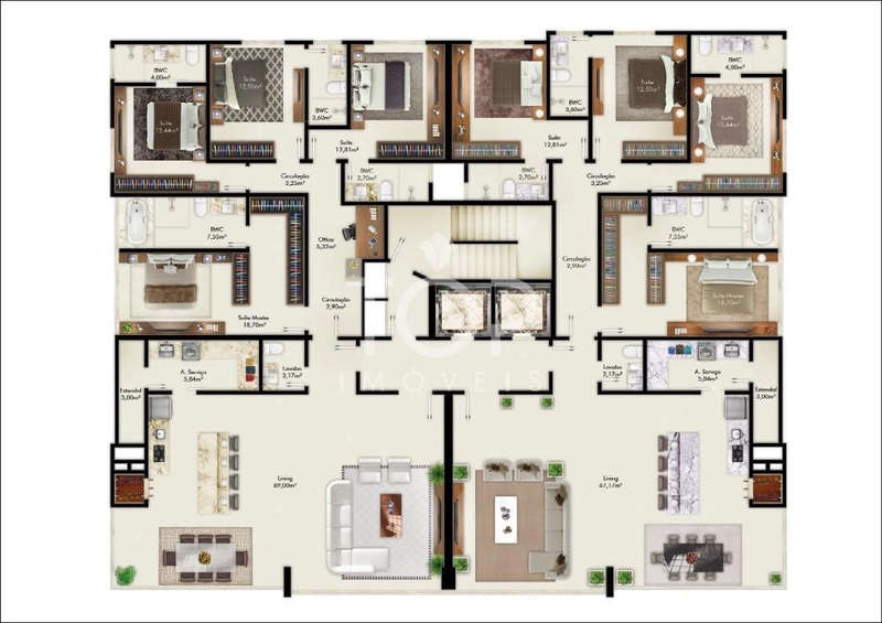 APARTAMENTO PRONTO FRENTE MAR EM MEIA PRAIA.: 51ª foto da galeria de imagens do imóvel