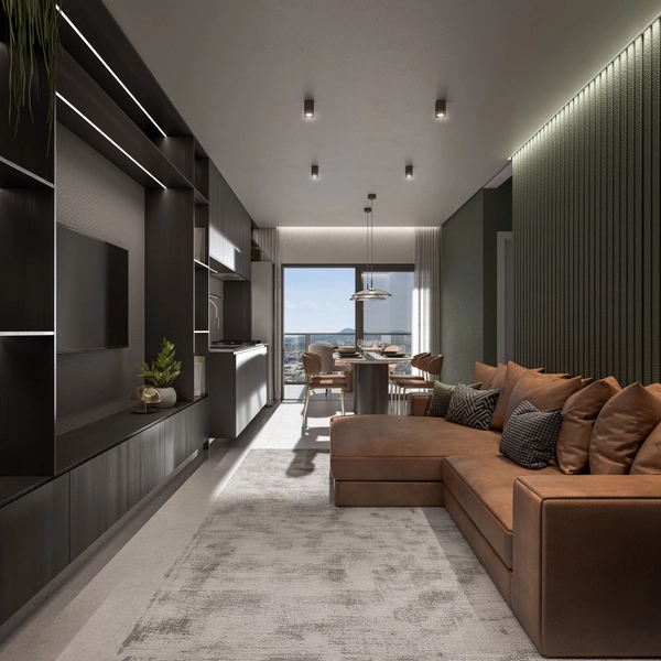 APARTAMENTO 2 DORMITORIOS EM MORRETES - ITAPEMA: 3ª foto da galeria de imagens do imóvel
