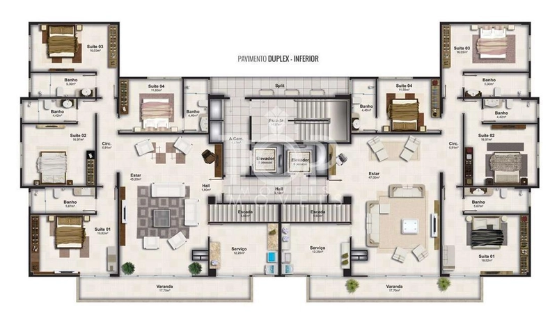 APARTAMENTO PRONTO MOBILIADO NA MEIA PRAIA: 37ª foto da galeria de imagens do imóvel