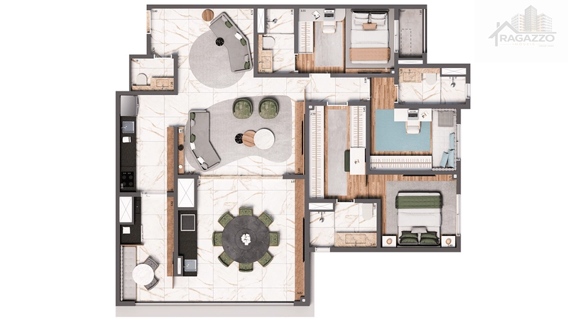 **United Living Ipiranga: Apartamento 123m² - Premium e Sofisticado**: 2ª foto da galeria de imagens do imóvel