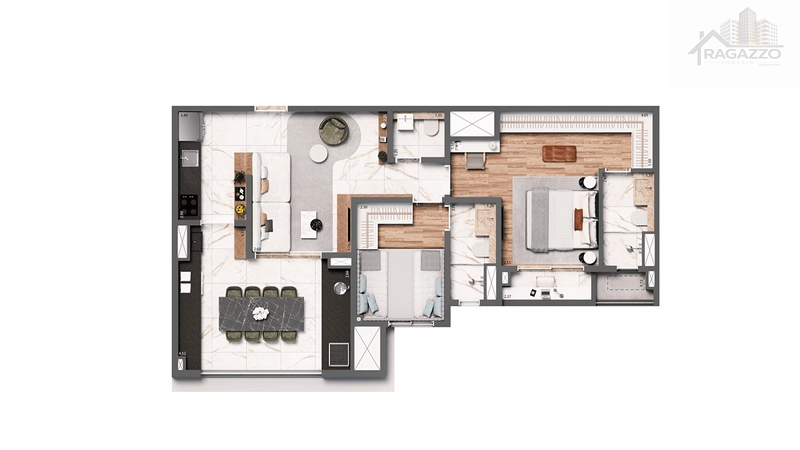United Living Ipiranga: Apartamento 75m² - Compacto e Completo: 2ª foto da galeria de imagens do imóvel