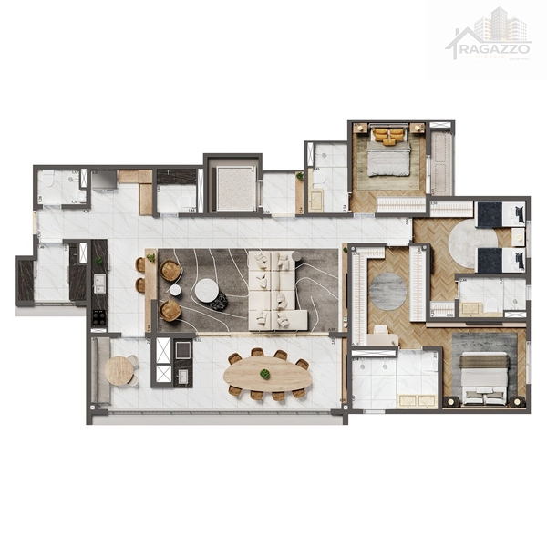 Home Boutique Ipiranga: Apartamento 156m² - Luxo Familiar Absoluto: 2ª foto da galeria de imagens do imóvel