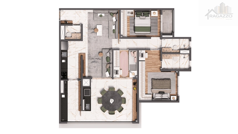 United Living Ipiranga: Apartamento 100m² - Espaço Familiar Completo: 2ª foto da galeria de imagens do imóvel