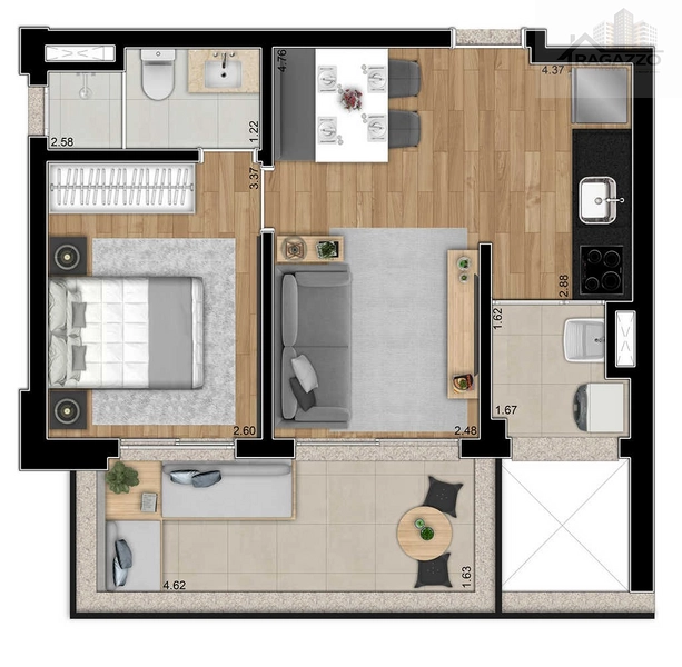 💼 O Hub Perfeito para sua Rotina: 49m² no Expand Pinheiros: Venda Direta com o Proprietário | A 1,3km da Faria Lima: 20ª foto da galeria de imagens do imóvel