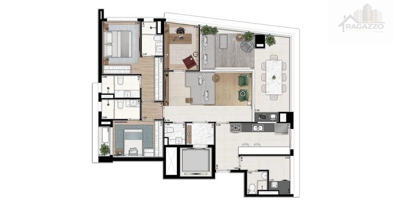 🏢 Apartamento à Venda – Oscar Itaim | 142m² | 2 Suítes + 2 Vagas: 16ª foto da galeria de imagens do imóvel