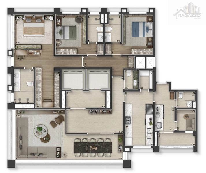 ✨ O Encontro da Arquitetura com a Inovação: 145 Vianna Subtítulo: Plantas de 207m² a 267m² | Assessoria Imobiliária Independente: 33ª foto da galeria de imagens do imóvel