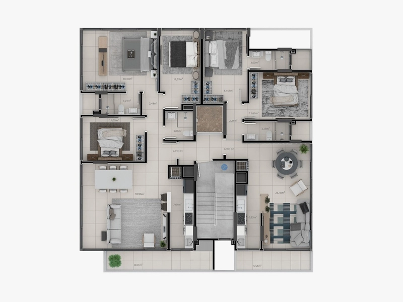 Apartamento em Torres , 2 dormitórios: 7ª foto da galeria de imagens do imóvel