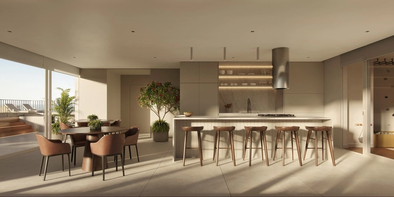 Apartamento de 2 dormitório sendo 1 suíte: 5ª foto da galeria de imagens do imóvel