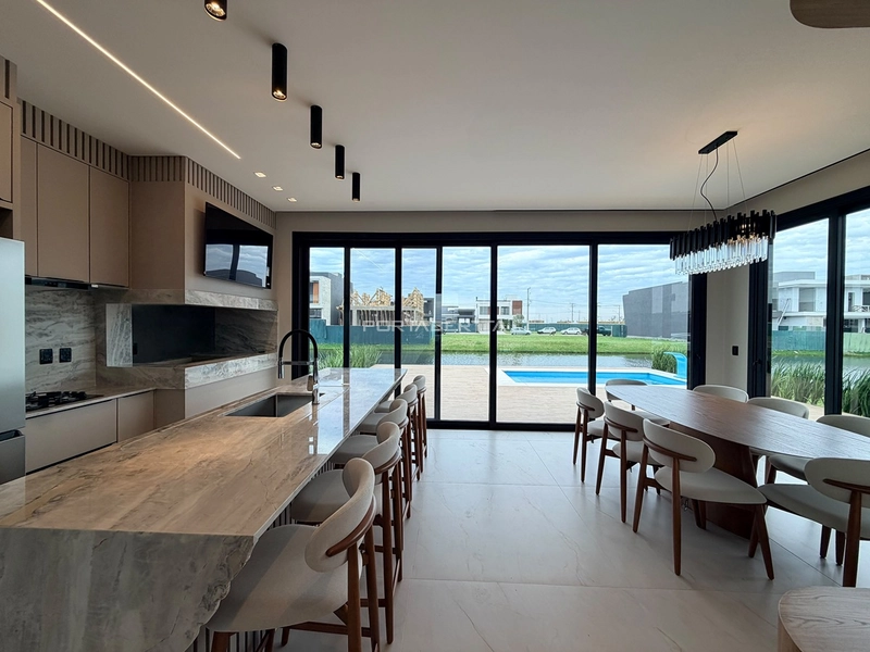 Sobrado beira lago, mobiliado e decorado, condomínio Zen: 9ª foto da galeria de imagens do imóvel