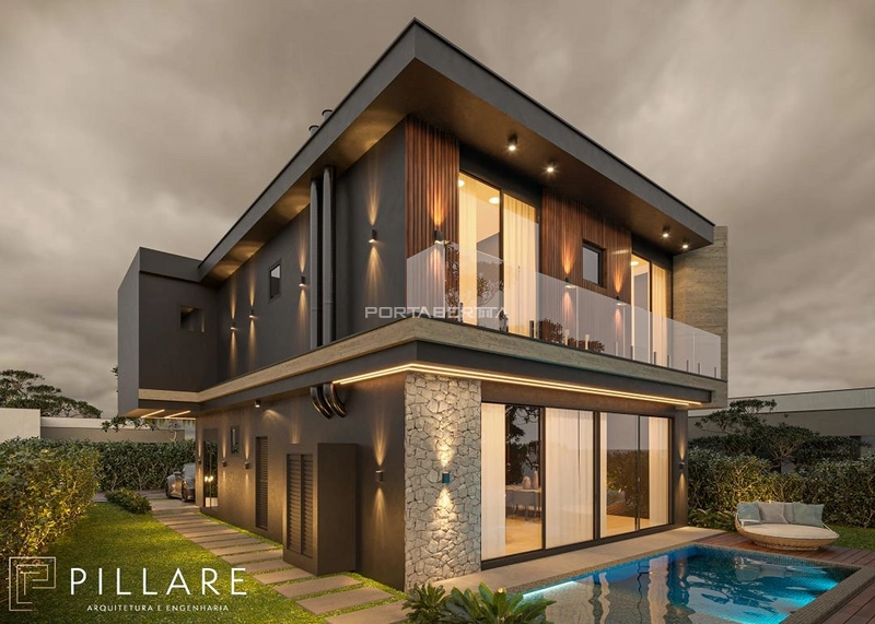 Sobrado novo, nunca habitado, condomínio Sunset: 2ª foto da galeria de imagens do imóvel