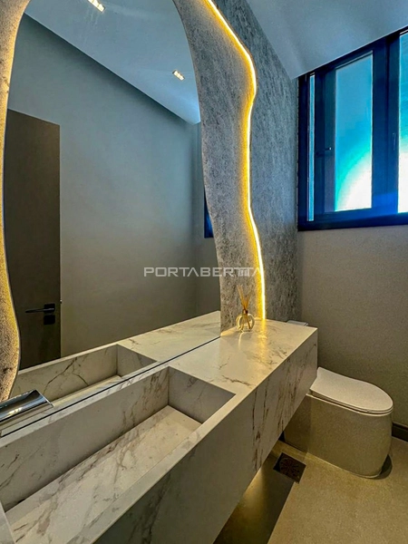 Sobrado beira lago, mobiliado e decorado, condomínio Amare: 3ª foto da galeria de imagens do imóvel