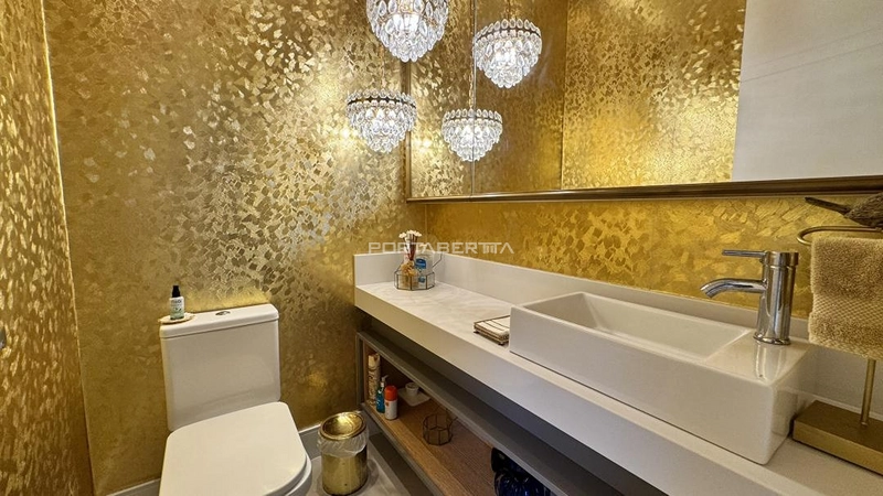 Sobrado beira lago, mobiliado e decorado, condomínio Enseada.: 12ª foto da galeria de imagens do imóvel
