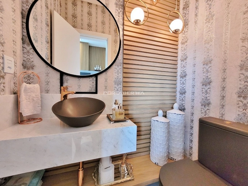 Casa térrea de essquina, mobiliada e decorada, condomínio Enseada: 7ª foto da galeria de imagens do imóvel