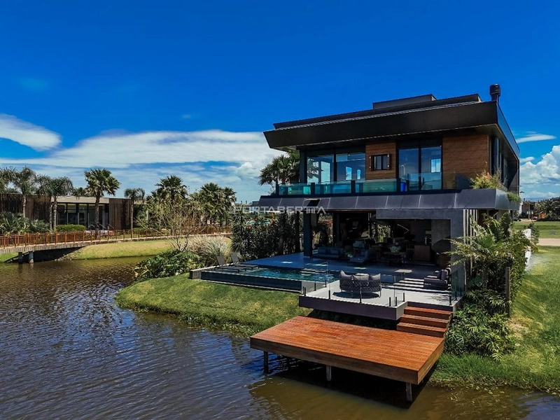 Sobrado beira lago, mobiliado e decorado, condomínio Sense: 9ª foto da galeria de imagens do imóvel