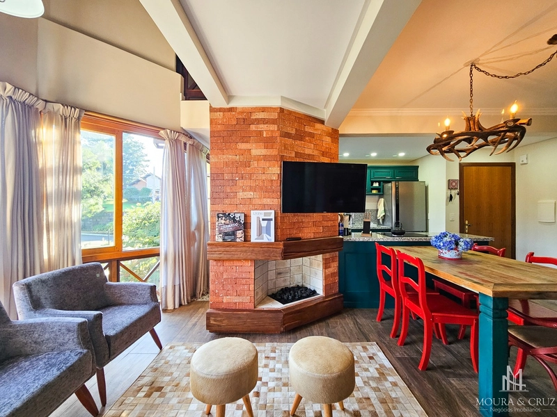 Apartamento 3 quartos mobiliado no Centro de Gramado: 1ª foto da galeria de imagens do imóvel
