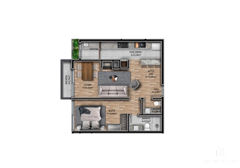 Apartamento 1 quarto no Centro de Canela: 16ª foto da galeria de imagens do imóvel