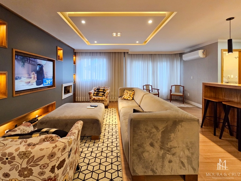 Apartamento 3 quartos mobiliado no centro de Gramado: 1ª foto da galeria de imagens do imóvel