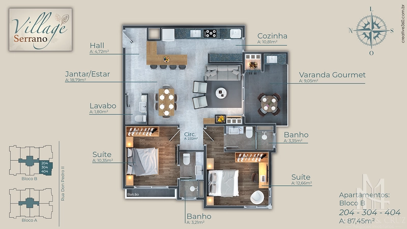 Apartamento 2 quartos no Centro de Canela: 7ª foto da galeria de imagens do imóvel