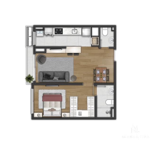 Apartamento 1 quarto no Centro de Canela: 10ª foto da galeria de imagens do imóvel