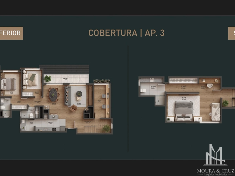 Apartamento cobertura 3 quartos em Gramado: 19ª foto da galeria de imagens do imóvel