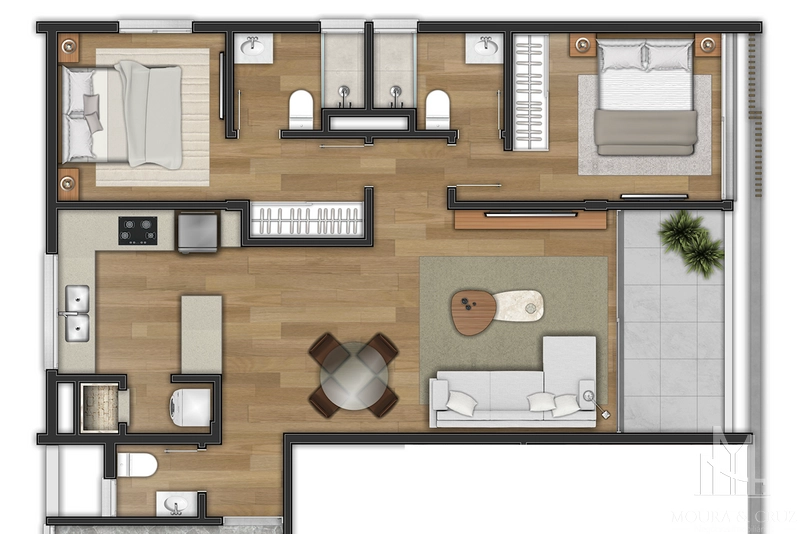 Apartamento 2 quartos no Bavária em Gramado: 20ª foto da galeria de imagens do imóvel