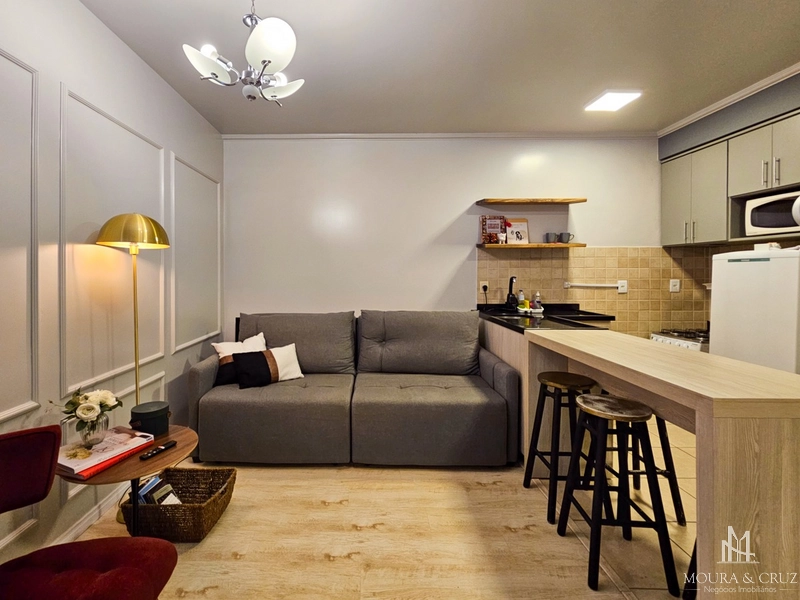 Apartamento 1 quarto mobiliado no Centro de Gramado: 1ª foto da galeria de imagens do imóvel