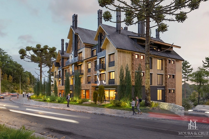 Apartamento 2 quartos em Gramado: 3ª foto da galeria de imagens do imóvel
