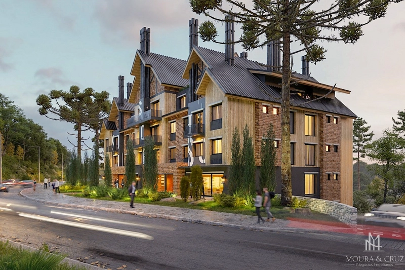 Apartamento 2 quartos em Gramado: 3ª foto da galeria de imagens do imóvel