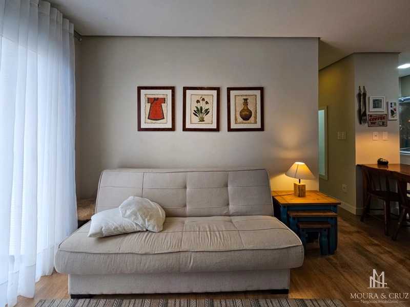 Apartamento 1 quarto mobiliado no Centro de Gramado: 2ª foto da galeria de imagens do imóvel