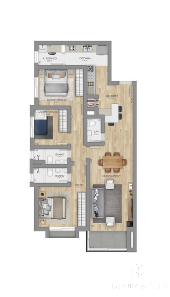 Apartamento 3 quartos no Centro de Canela: 14ª foto da galeria de imagens do imóvel